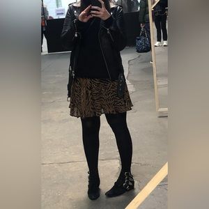 Ganni flowy mini skirt